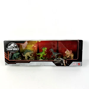 Jurassic Park World Mattel Micro Collection T-Rex Dimetridon Stegosaurus - Picture 1 of 7