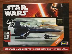 REVELL SNAP TITE STAR WARS RESISTANCE X-WING FIGHTER KIT #85-1632 FACTORY SEALED - Picture 1 of 3