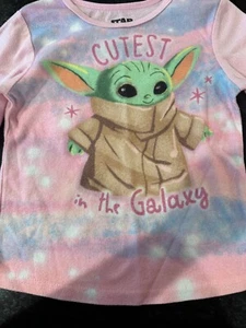 Star Wars Baby Yoda “The Force is Strong With This One” 2pcBoys Pajamas XS (4-5) - Picture 1 of 11