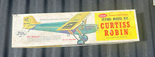 Guillows "Curtiss Robin" Rare - NEW 1960 Flying Scale Model Airplane Kit NOS