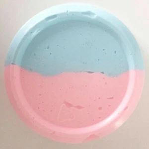 60ml Pink+Blue Fluffy Floam Slime Mud Rainbow Toys Funny Gift Reduce Stress - Picture 1 of 4