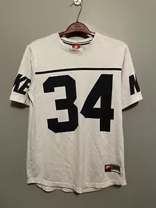 Nike Bo Jackson #34 White Black Jersey Men's Size Medium Short Sleeve (A379) - Picture 1 of 7