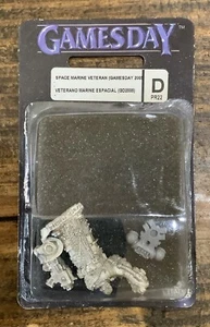 Games Workshop Citadel Warhammer 40k Space Marine Veteran Games Day 2005 OOP MIB - Picture 1 of 1