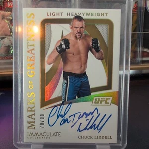 Chuck Liddell 2021 Immaculate On-Card Auto 70/99 Marks Of Greatness UFC Panini - Bild 1 von 2