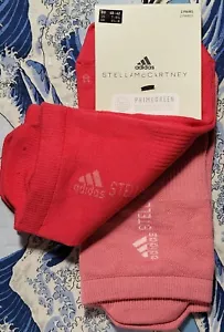 Stella McCartney x Adidas Unisex No-Show Sports Socks 2-Pack UK 6.5-8 EU 40-42 - Picture 1 of 9
