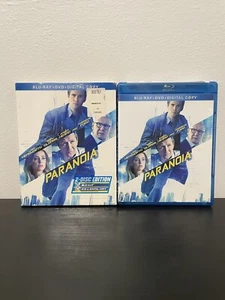 Paranoia Blu-ray DVD 2 Disc Edition Slipcover Liam Hemsworth Harrison Ford 2013 - Picture 1 of 4