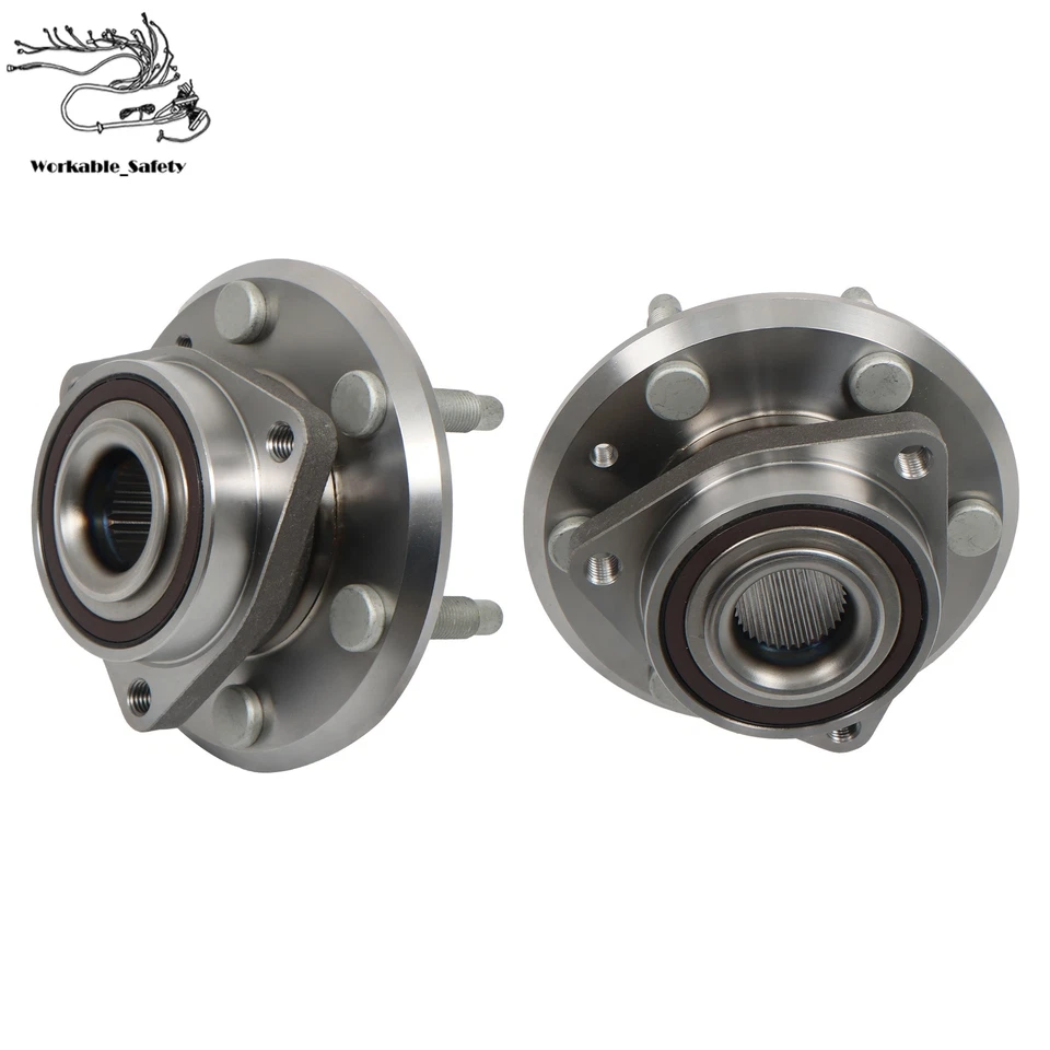 Conjunto de buje y cojinete de rueda delantera trasera para Chevy Traverse GMC Acadia 2007-2017 Foto 1 de 4