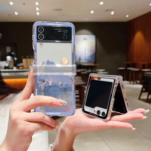 Funda protectora plegable transparente para Samsung Galaxy Z Flip5 Flip4 Flip3 a prueba de golpes - Imagen 1 de 11