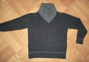 TRUTH SUBSTANCE & COMMON SENSE Grey & Black Pullover; Fits XS-S, Cotton Blend - Picture 1 of 9