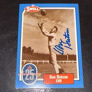 Don Hutson Autographed Signed Swell Football Greats Card #59 JSA Authenticated - Picture 1 of 4