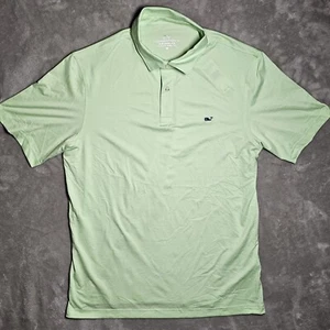 Polo golf a righe Vineyard Vines Performance St. Jean media chiave lime - Foto 1 di 10