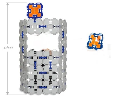 BARGAIN Blaster Boards Modular  Box Fort Building Kit Connectors  Pieces 42 - Image 1 of 4
