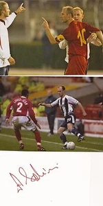 WEST BROM & MACEDONIA: ARTIM SAKIRI SIGNED 3x5 WHITECARD+2 UNSIGNED PHOTOS+COA - Picture 1 of 1