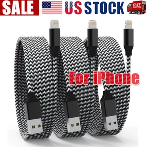 Fast Charger Cable Heavy Duty For iPhone 13 12 11 X XR 8 Charging Cord wholesale - Picture 1 of 10