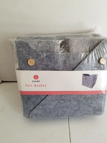 Felt Baskets lot Of 3 Cover