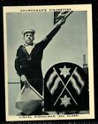 Tobacco Card, Churchman, The Navy At Work, 1937, Visual Signalman 3Rd Class, #19