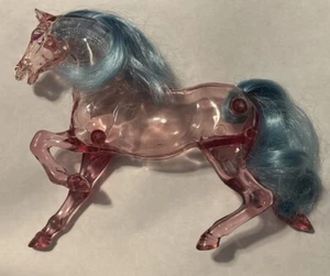 Vintage 1984 Shera Crystal Moonbeam Horse Princess of Power Toy Figure Pink Blue - Picture 1 of 2