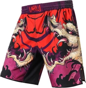 LAFROI Mens Boxing Shorts Jiu Jitsu MMA Cross Training Fighting Trunks Activewea - Picture 1 of 5
