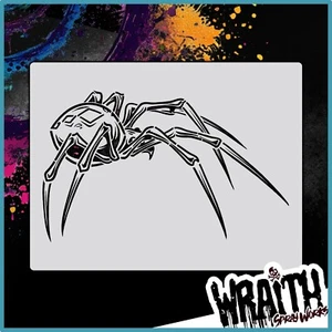 Spider #4 - Modello di stencil aerografo riutilizzabile - Foto 1 di 4