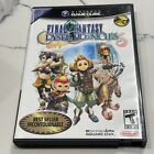 Final Fantasy Crystal Chronicles (GameCube, 2004) VGC Disc Complete CIB TESTED
