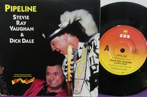 STEVIE RAY VAUGHAN / DICK DALE Pipeline 45 CBS AUSTRALIA Picture Sleeve NM! - Picture 1 of 3