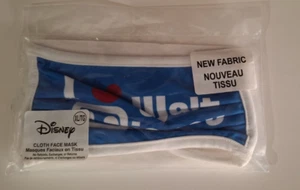 Disney Face Mask Cloth Washable XL Authentic Disney NEW I Love Walt Disney World - Picture 1 of 5
