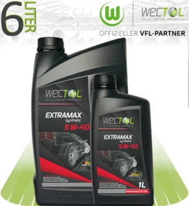 WECTOL Motoröl 5W-40 Extramax 5W40 (ACEA A3/B4, API SN, VW 50500) (5+1) 6 Liter - Bild 1 von 2