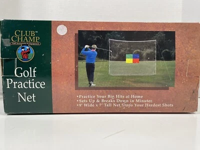 Red de práctica de golf Club Champ de 9’ de ancho X 7’ de alto en caja en minutos Foto 1 de 3