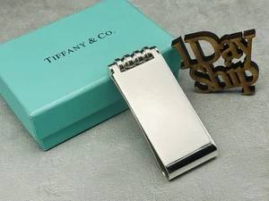 Fermasoldi a rullo vintage Tiffany & Co. Paloma Picasso argento sterling 925 con scatola - Foto 1 di 23