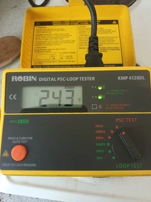 Robin  Digital PSC-loop Tester KPM 4120DL - Image 1 of 3