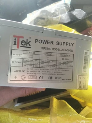 iTek Energy PIV 500W Alimentatore per Computer - Argento (ITPS500) - Immagine 1 di 4