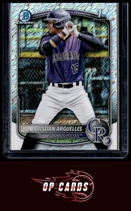 Cristian Arguelles 2025 Bowman Chrome #BCP-220 1st Shimmer Refractor - Bild 1 von 2