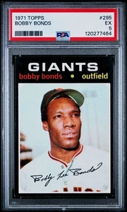 PSA 5 - 1971 Topps #295 Bobby Bonds San Francisco Giants - Picture 1 of 2