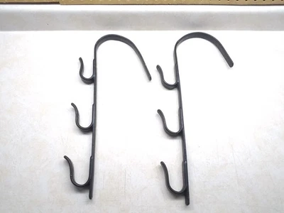 Bastidores para rifle de asiento de banco de metal de colección, (3) rifle, recubierto de goma, hechos en Japón Foto 1 de 4