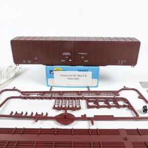 Kit de coche caja puerta doble enchufe Greenville solo datos escala HO Con-Cor 60' (A) - Imagen 1 de 4