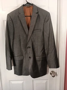 Jos A Bank Blazer Jacket Size 41L Gray Slim Fit - Picture 1 of 10