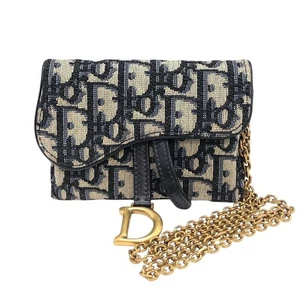 Bolso de hombro Christian Dior con cadena y tarjetero Japón ookura - Imagen 1 de 19