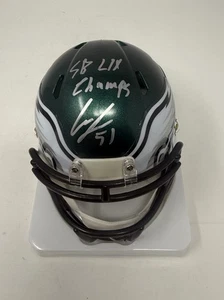 Cam Jurgens Philadelphia Eagles Signed Autographed Auto Mini Helmet PSA INS - Picture 1 of 3