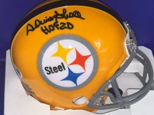 DONNIE SHELL PITTSBURGH STEELERS THROWBACK HOF 20 JSA AUTHENTICATED SIGNED MINI - Picture 1 of 2