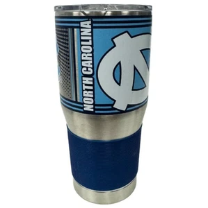 Tacones alquitranados de Carolina del Norte 30 oz acero inoxidable sellado al vacío Boelter mercancía de la NCAA - Imagen 1 de 6