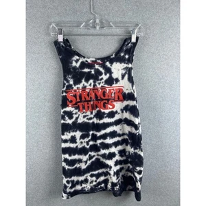 Canotta Stranger Things taglia S nera monocromatica tie dye horror spaventosa TV - Foto 1 di 8
