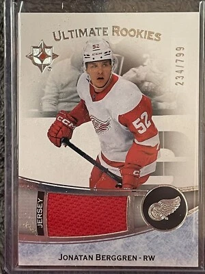 2022-23 Ultimate Collection Rookies Jersey /799 Jonatan Berggren #129 Rookie RC - Image 1 of 2