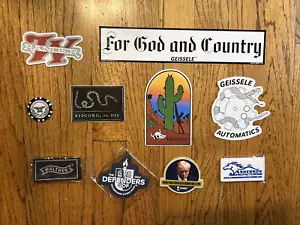 NUOVO 10x Adesivo/Decalcomania Pubblicità Tattica Assortita + Patch PVC Cool - Foto 1 di 7