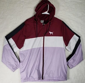 Victorias Secret PINK Size XS/S  Hooded Jacket, Warm Lined, Dog Logo NEW - Picture 1 of 11