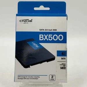 New Crucial BX500 4TB SATA 2.5" Internal SSD CT4000BX500SSD1 - Photo 1/2