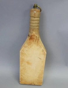 Antique Primitive Butcher Block Board Rushbrooke Smithfield Charter House London - Picture 1 of 4