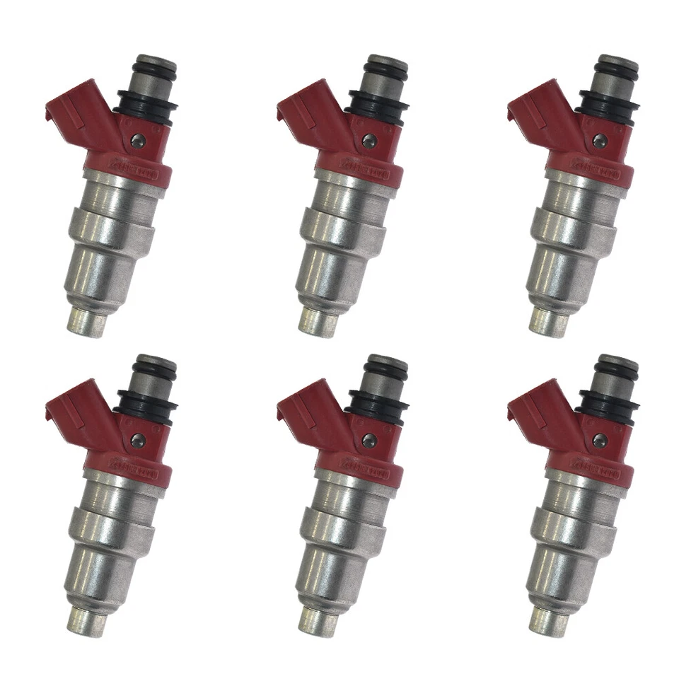 6 inyectores de combustible 23250-62020 para Lexus ES250 1988-1991 Toyota Camry 2,5 L V6 Foto 1 de 4