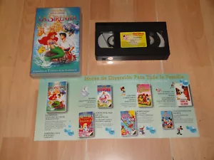 LA SIRENITA 1 DE WALT DISNEY CLASICO 28 EN VHS PRIMERA EDICION 1990 BUEN ESTADO - Imagen 1 de 2
