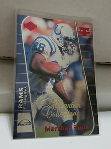 Marshall Faulk 1999 Collectors Edge Triumph Millennium Collection Red #T6 Colts - Bild 1 von 2