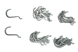 Lot of 42  2" Peg Board Hooks Utility Garage Hanging Pegs - Picture 1 of 3